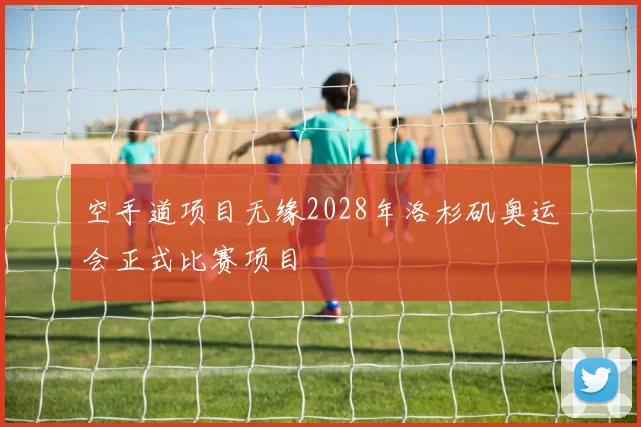 空手道项目无缘2028年洛杉矶奥运会正式比赛项目